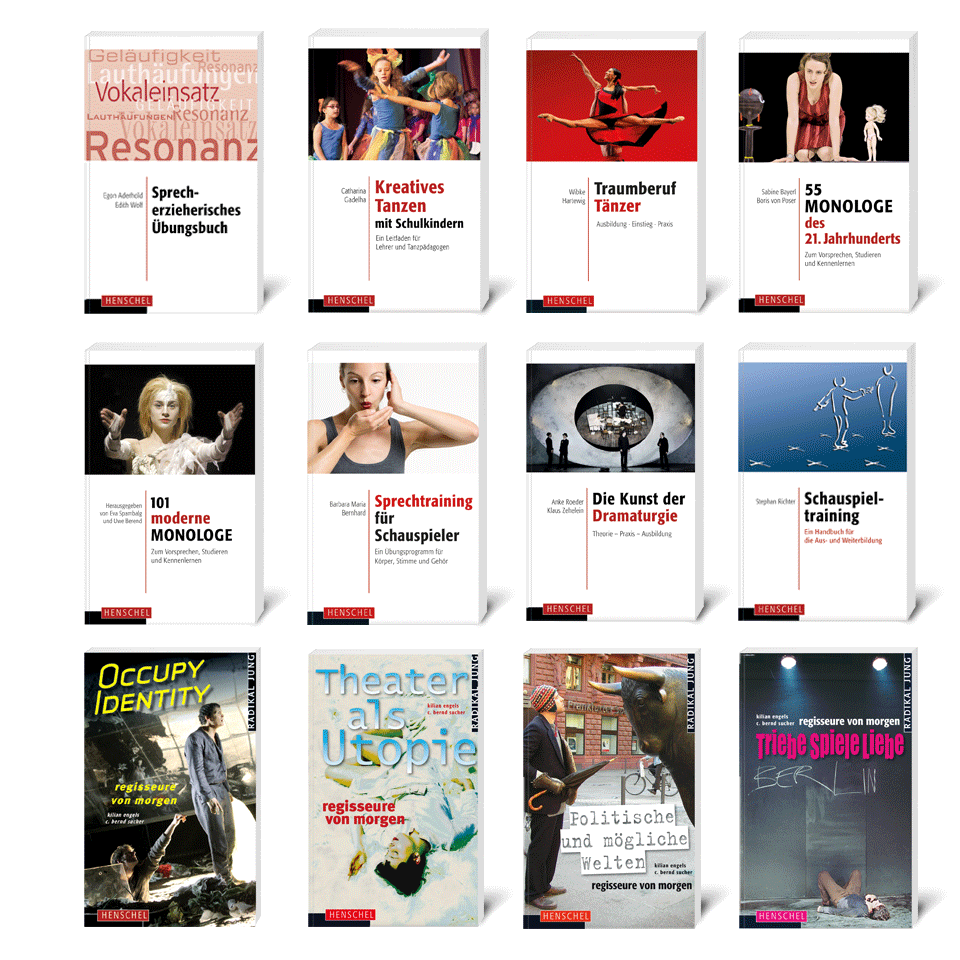 Reihengestaltungen für den Henschel Verlag